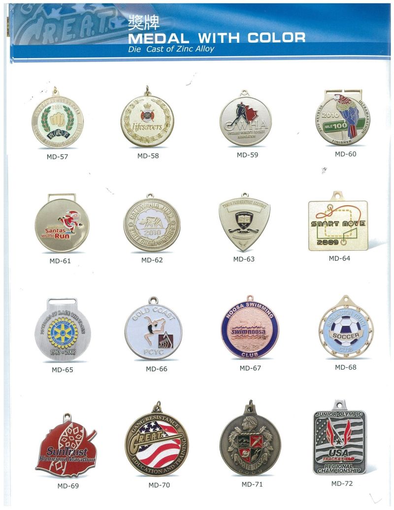 Fashionable Society Recognition Medallions with Personalized Design