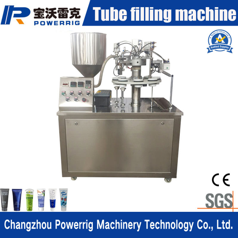 Semi Automatic PLC Controlled Ointment Filling and Sealing Machine