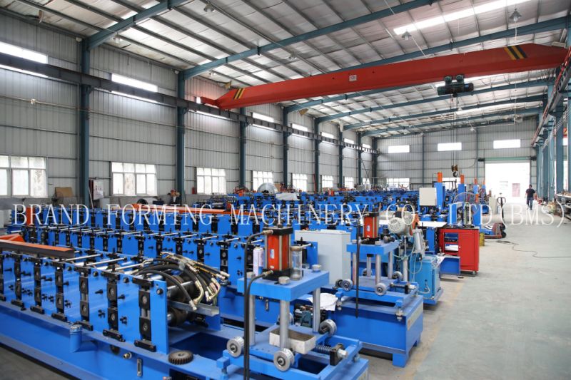 Customized Double Solar Panel Support Roll Forming Machine with PLC Control System