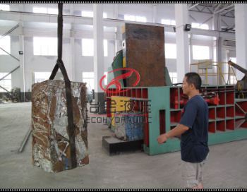Waste Steel Scrap Metal Compactor with Factory Price (Siemens PLC)