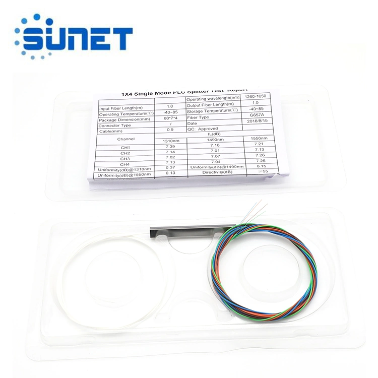 Cheaper Price Without Connector Gpon 1X128 PLC Splitter