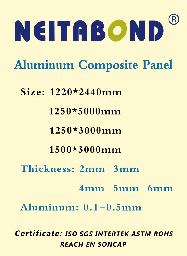2mm LED Panel Type Aluminum Composite Panel