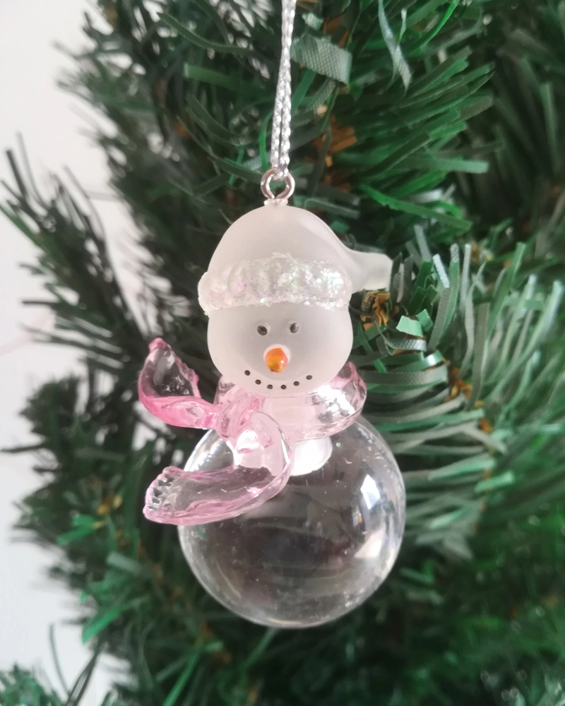 Acrylic Snowman Christmas Ornament Tree Decoration