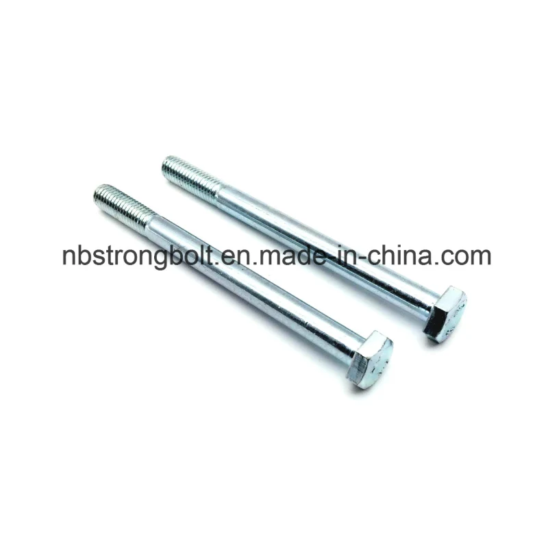 Hex Bolt DIN931 Screw with Zinc Plated