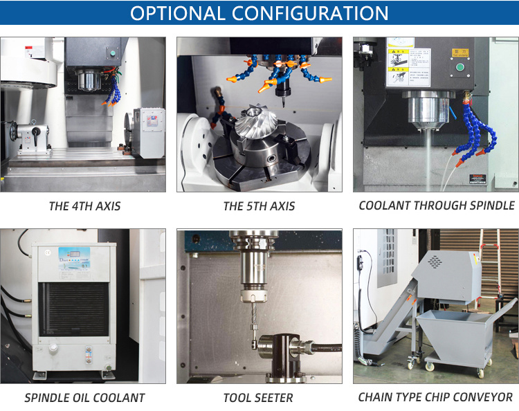 CNC Milling Machine Center with 3 Axis and Siemens CNC Controller