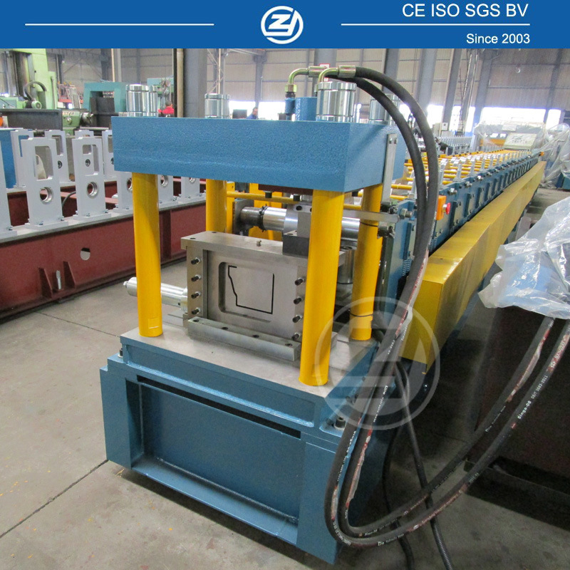 High Forming Speed Metal Gutter Roll Forming Machine with Mitsubishi PLC