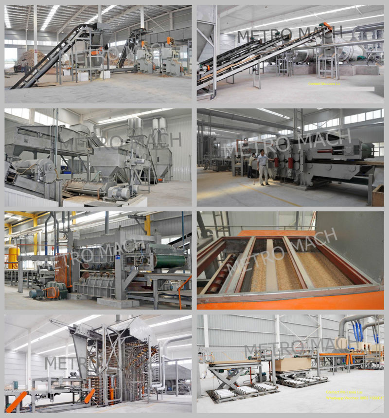 Automatic Particle Board Production Line with PLC Control