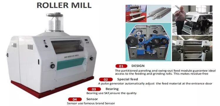 Hongdefa 240t/24h Mazie Flour Milling Machine with PLC Control Panel