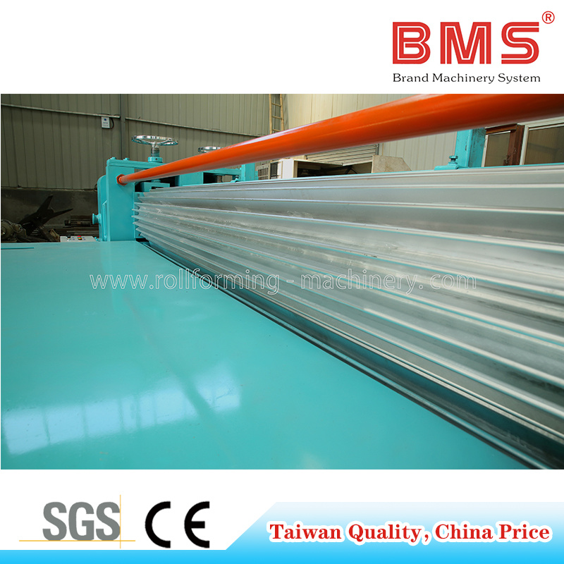 PLC Control Thin Panel Barrel Corrugated Sheet Cold Roll Forming Machine