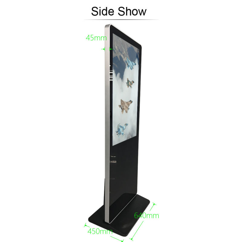 Manufacturing Fashion Design 43" Advertising Touch Screen LCD Display Kiosk