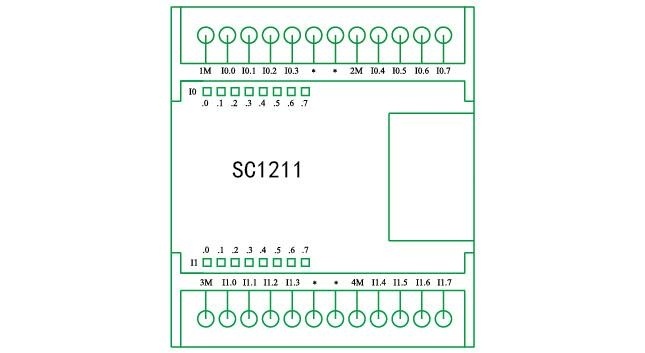PCS1200 PLC  16*DI 24VDC programmable logic controller control systems