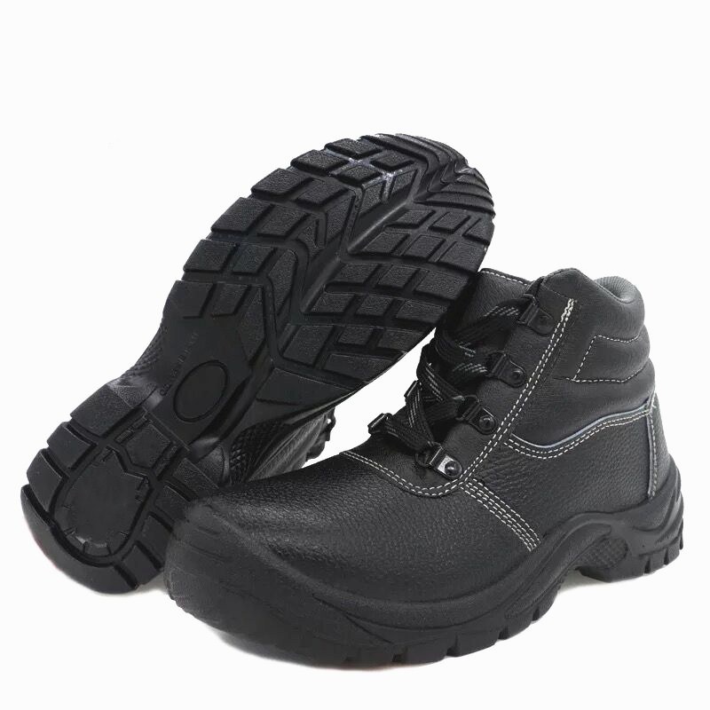 Black Leather Safety Shoes Men's Safety Shoes Safety Footwear