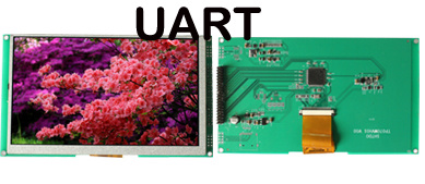 3.5 4.3 5 7 10 Inch Uart TFT LCD Module/HMI, Serial COM RS232 485 Intelligent Program Rtp CTP Pcap LCD Display Screen Solution