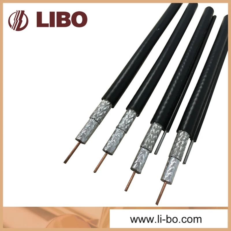 RG6 Copper Communication Coaxial Cable for CCTV System