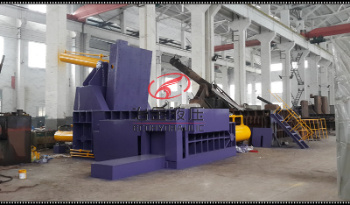 Waste Steel Scrap Metal Compactor with Factory Price (Siemens PLC)