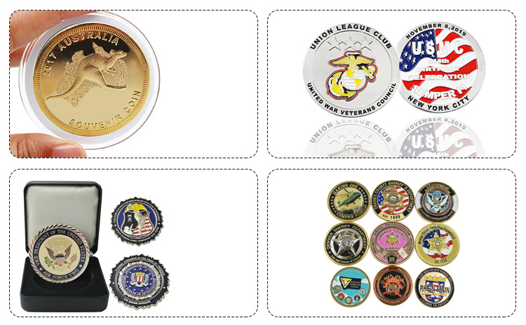 Manufacturer Wholesale Custom Commemorate American Society Military Coin Air Force Challenge Coins