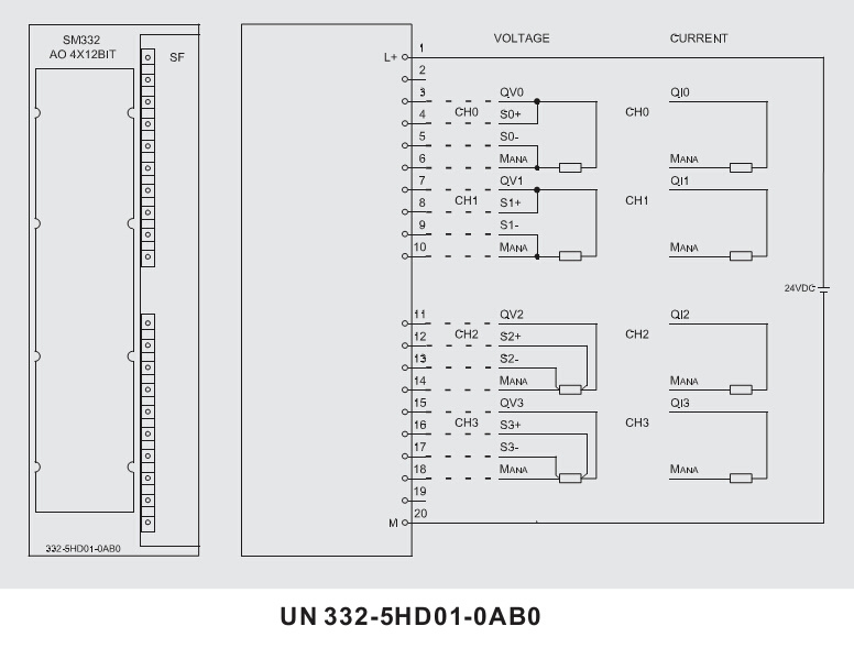 Sm332 4 Analog Module 300 PLC Equivalent of Siemens S7 300