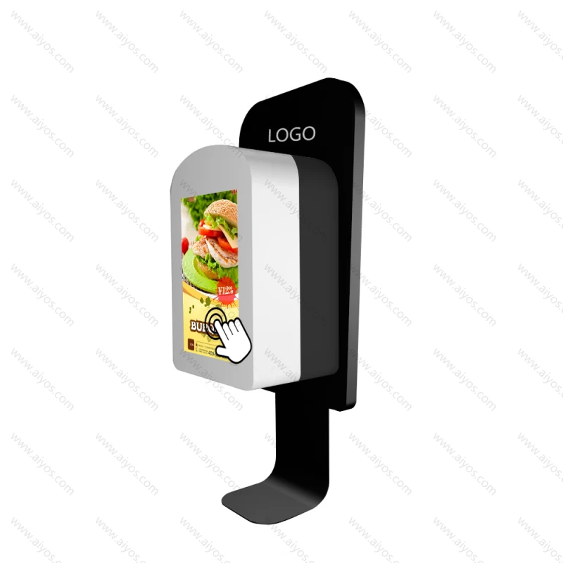 Aiyos New Patent 10.1 Inch Touchless Automatic Hand Sanitizer Kiosk