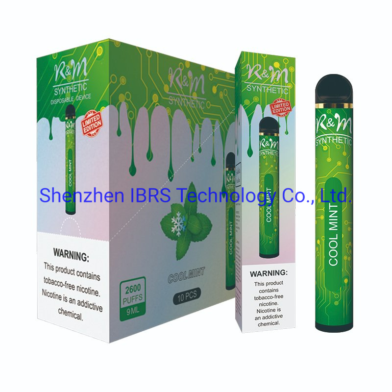 New Innovation Synthetic Nicotine Disposable Vape 2600 Puffs R&M Synthetic