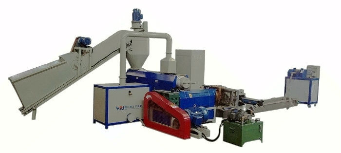 Plastic Garbage Recycling Machine with PLC Control System