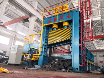 500ton Heavy-Duty Scrap Metal Steel Baling Shear (Siemens PLC)