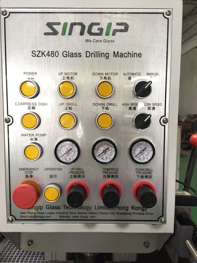 PLC Control Automatic Glass Hole Drilling Machine