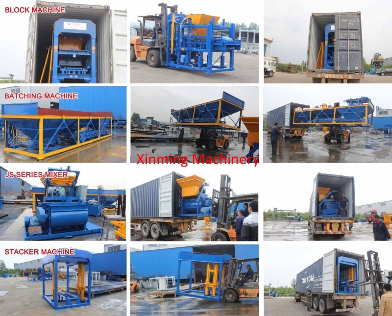 China Factory Qt10-15 Automatic Hydraulic Concrete Hollow Block Making Machine with PLC System