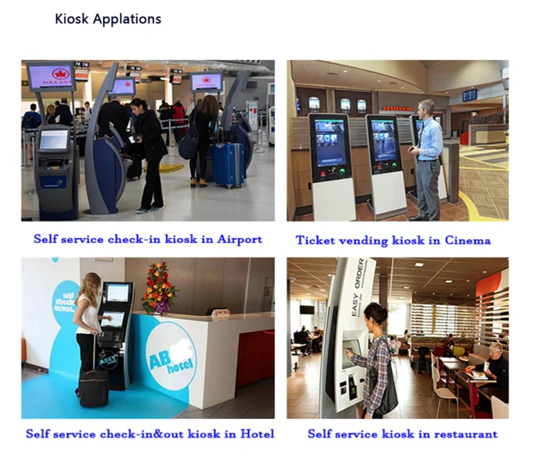 Self Payment Kiosk with Touch Monitor