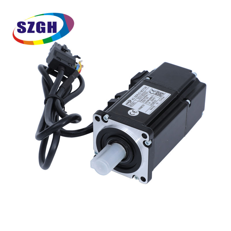 China Servo Motor Driver Szgh-09075DC 750W 220VAC 3000rpm with Matched Szgh-SD2010 220VAC Servo Driver for CNC Systems