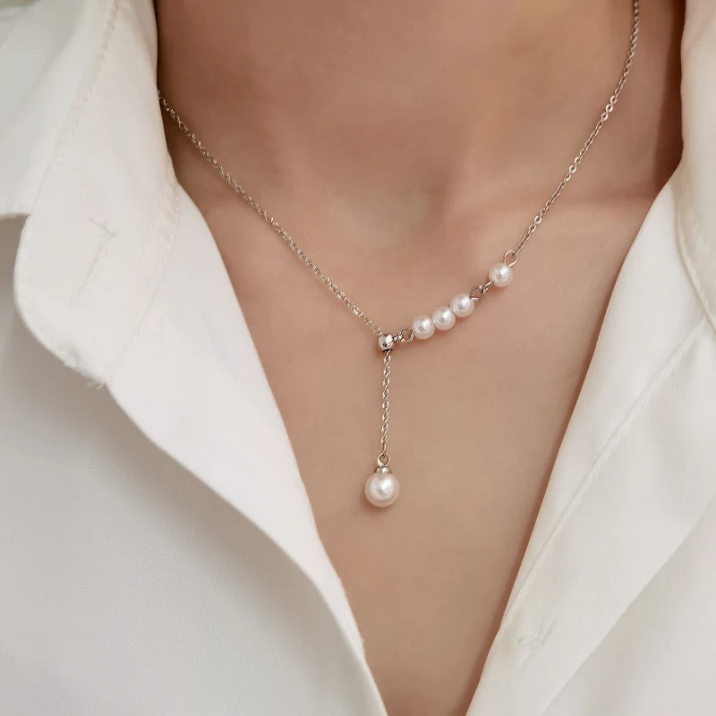 Fashion Creative Personality Pearl Necklace Jewelry