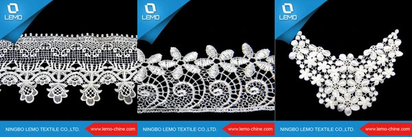 Cotton Embroidery Collar Lace as Garment Accessory