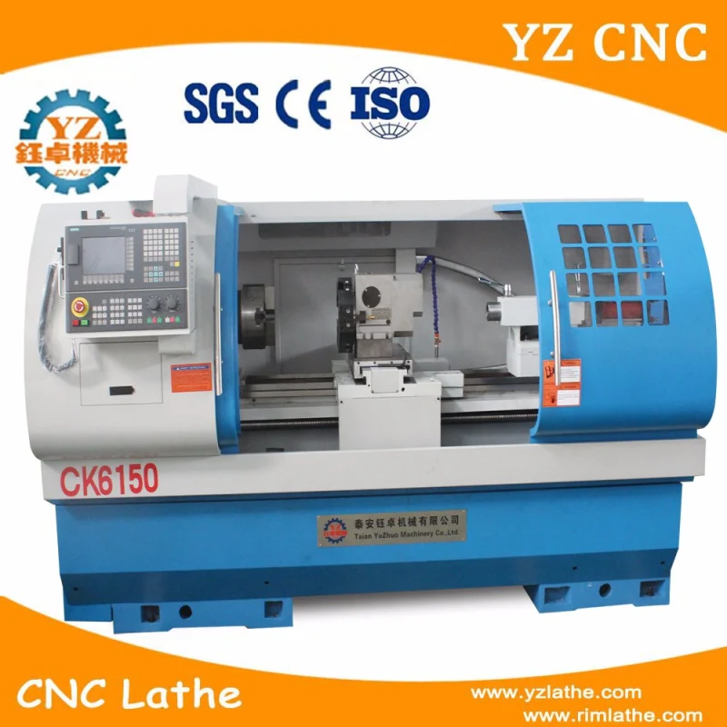 Ck6150 with Bar Feeder and Siemens Controller CNC Metal Lathe