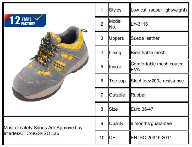 Security Work Shoes Men Safety Footwear Construction Waterproof Shoes Safety