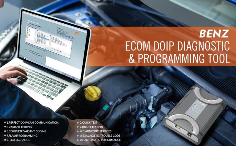 Benz Ecom Doip Diagnostic & Programming Tool for Latest Mercedes Till 2019