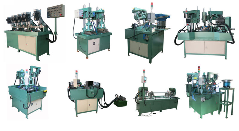 PLC Controller Servo Motor Machine Head Nuts Drilling and Tapping Making Machine