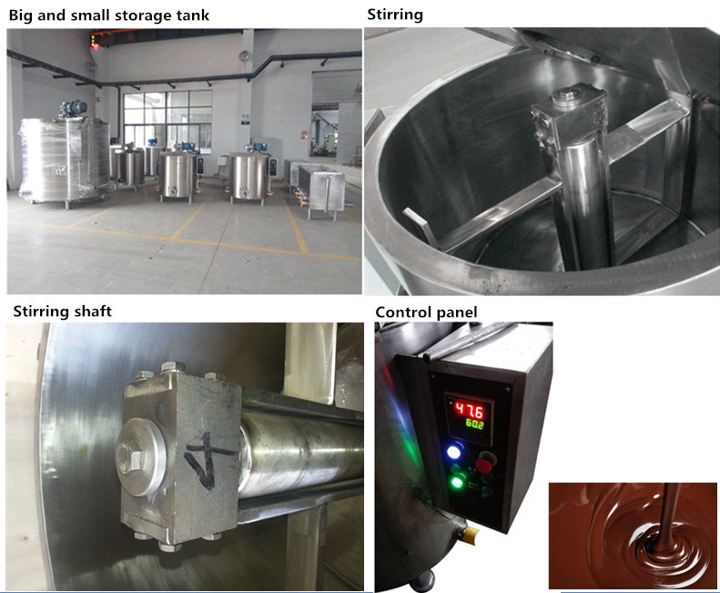 Automatic Temperature Control Chocolate Tank with Control Panel