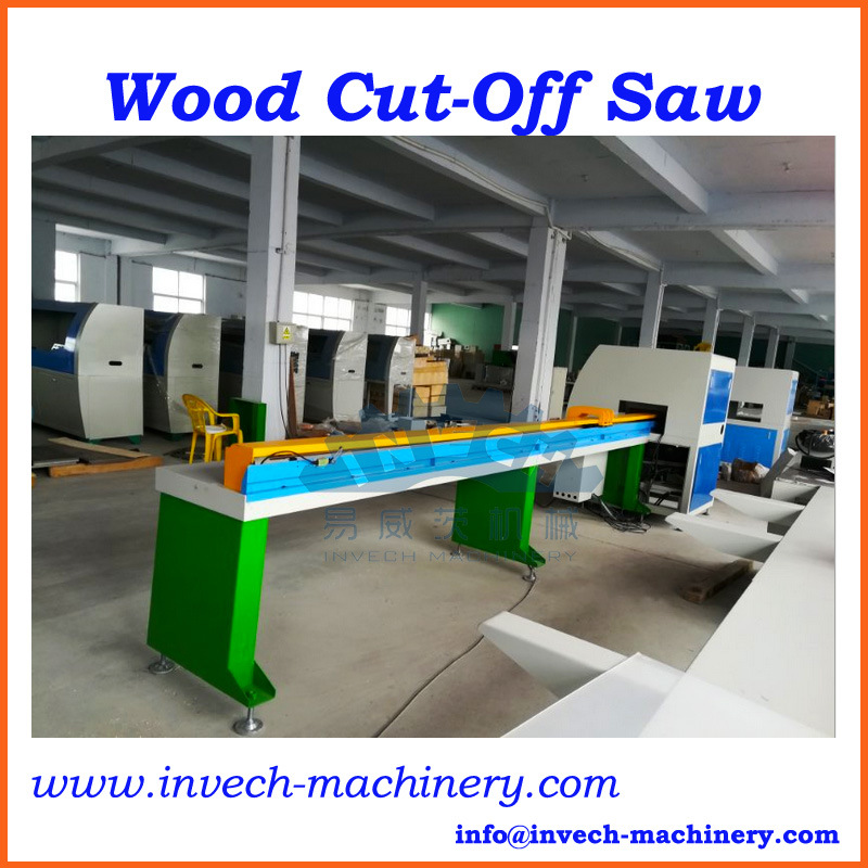 Wood Planks Electrical Cross Cutting Saw with Siemens PLC Control