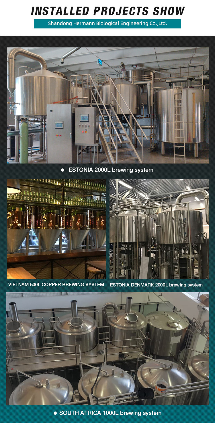 PLC Siemens Automatic Beer Brewing Equipment Control System Spray Plastic with Certification