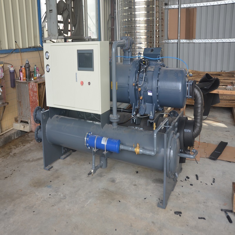 50ton Siemens PLC Control Water Cooled Screw Chiller