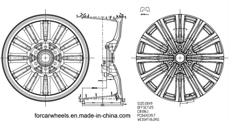 Hyundai 15 Inch Alloy Wheel Rims Passenger Car Wheels for Sale