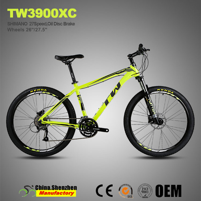 27.5inch Mountain Bike with 15.5inch to 17.5inch Aluminum Alloy Frame