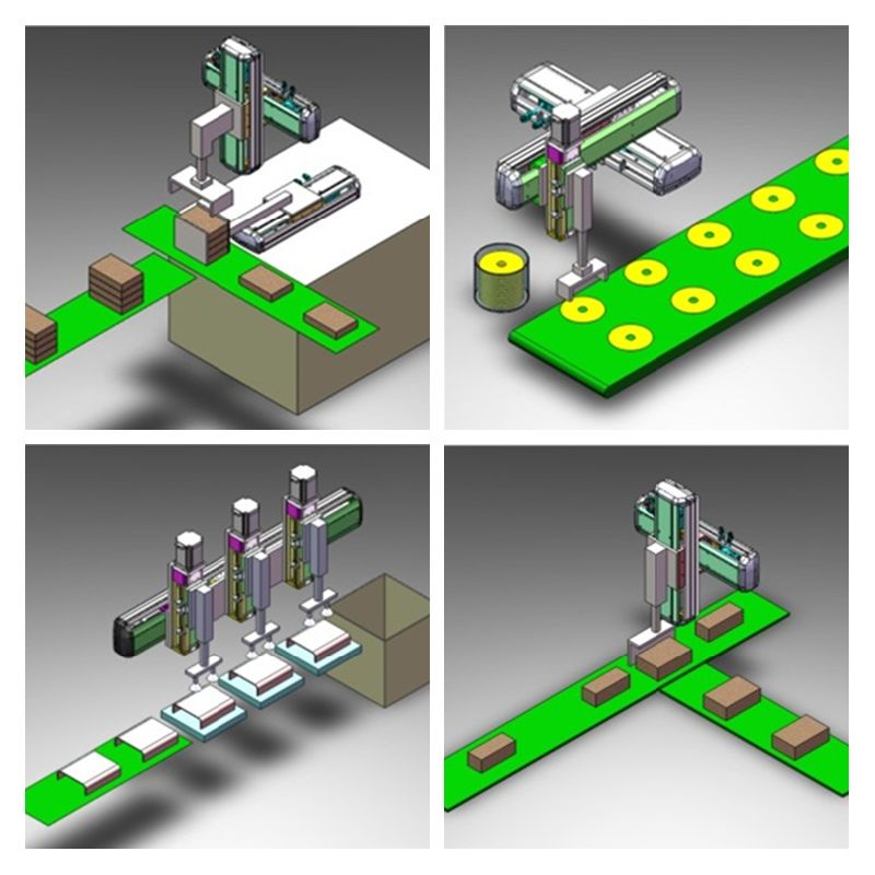 Servo Motorized Linear Robot with PLC Control Automation Assembly Parts