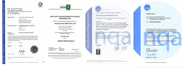 Ce Certificated Mobile Mechanical ICU Ventilator Yj-PV600