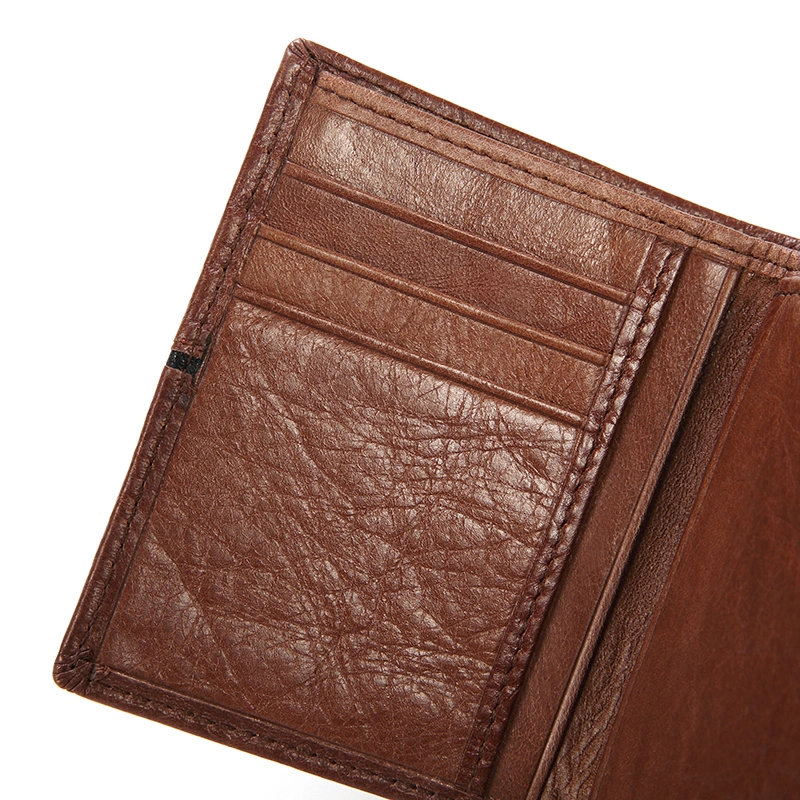 Leather Men's Money Clip Credit Card Holder RFID Purse (RS-190144)