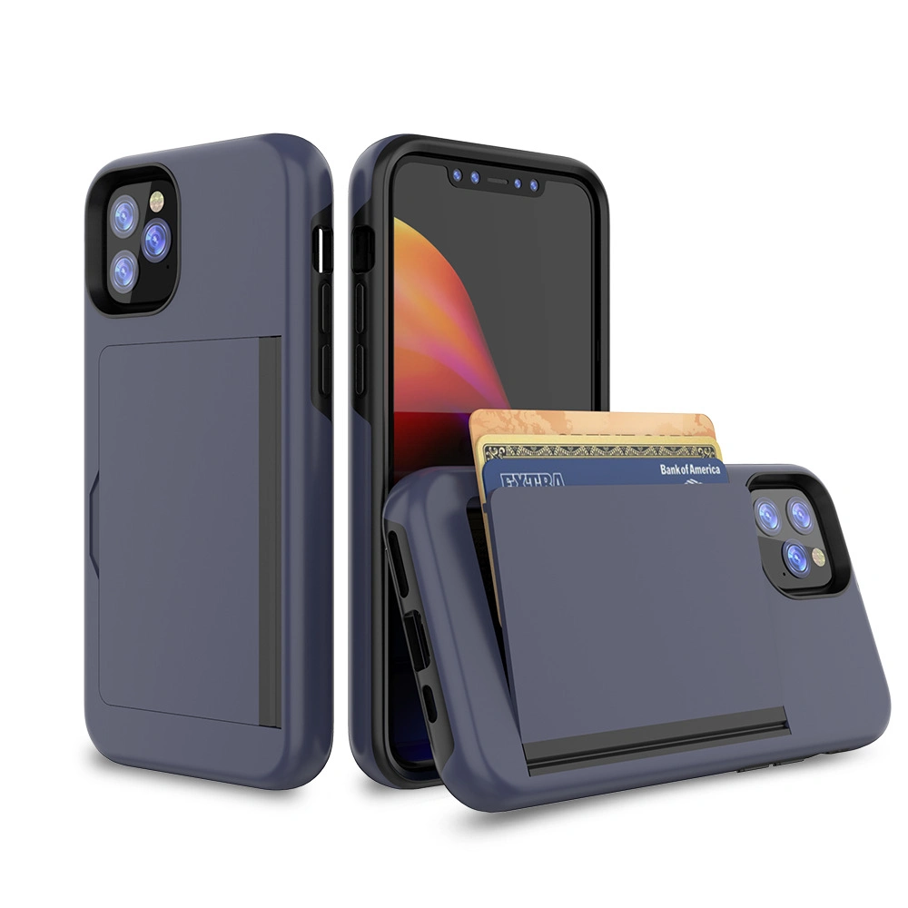 Phone Case with Card Holder Slot, Shockproof Phone Case for iPhone 11
