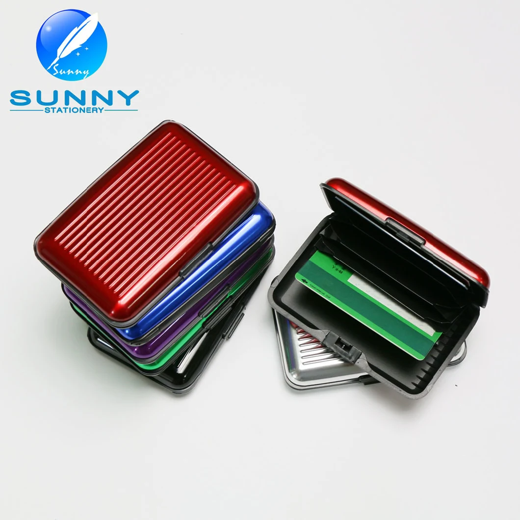 Fashion Aluminum Credit and Name Card Holder Business Card Wallet