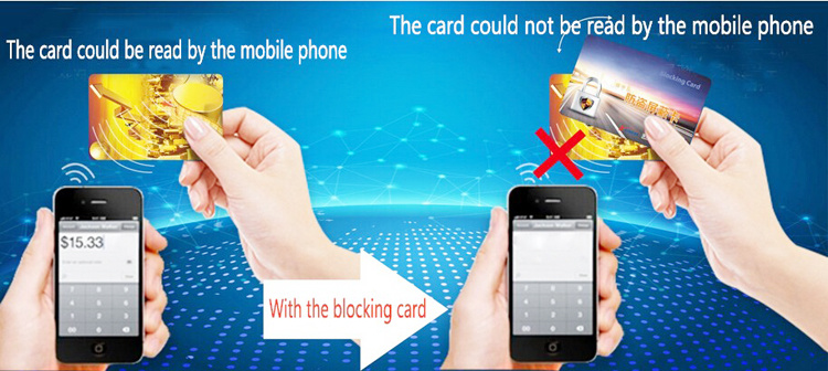 RFID Credit Card Blocker / Signal Blocking RFID Card / Wallet Using NFC Blocking Card