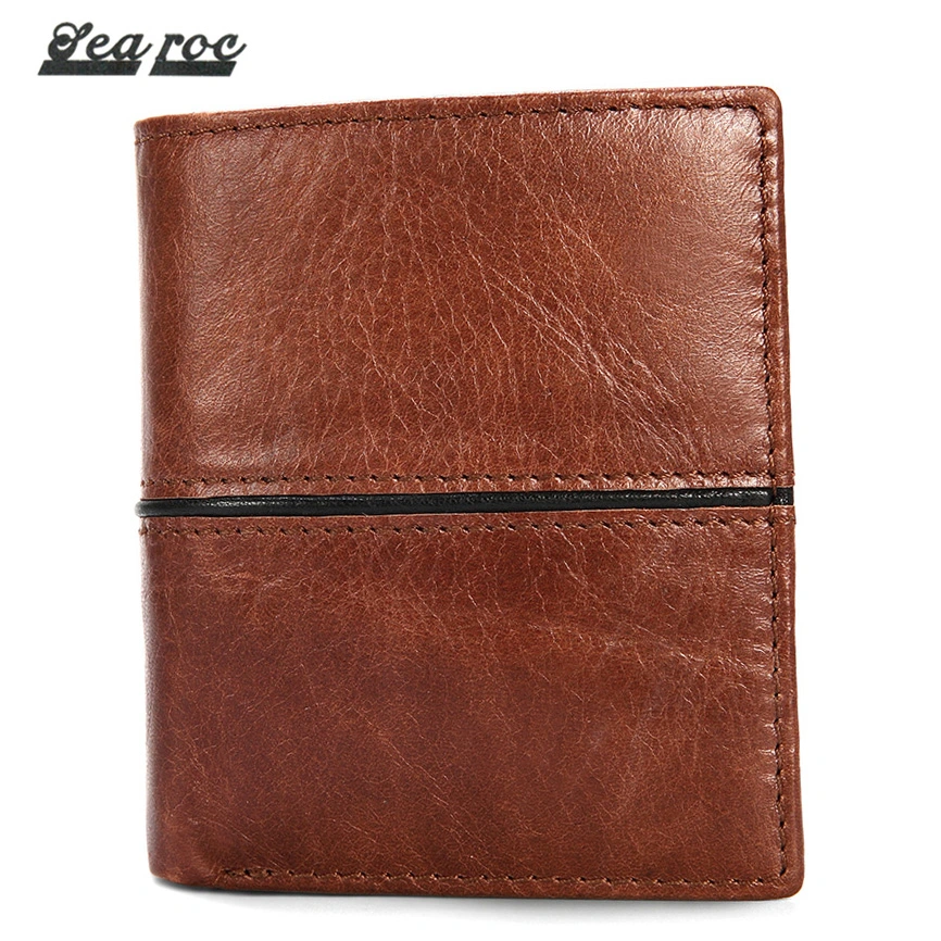 Leather Men's Money Clip Credit Card Holder RFID Purse (RS-190144)