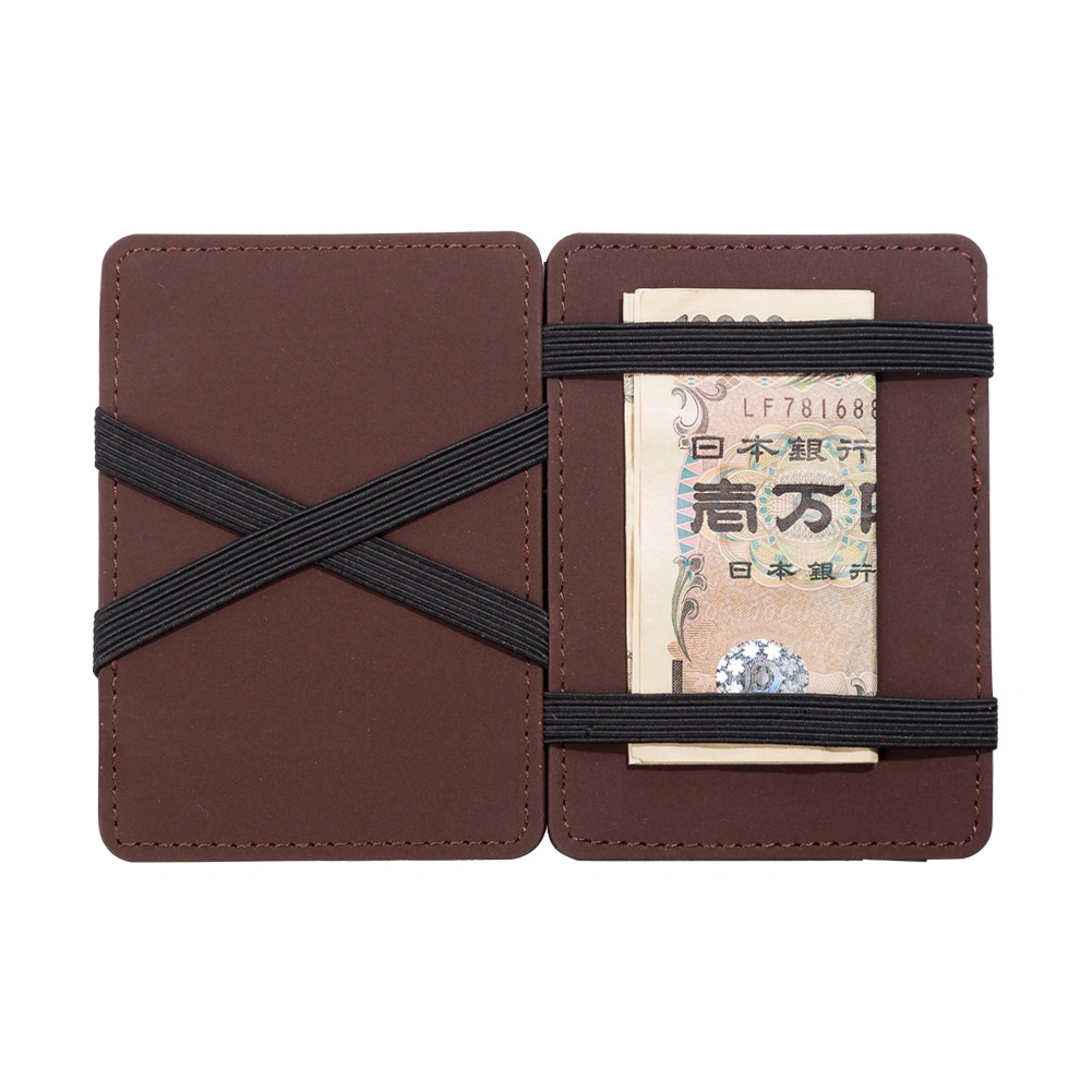 Credit Card Holder Minimalist Card Wallet with Banknote Storage Exterior