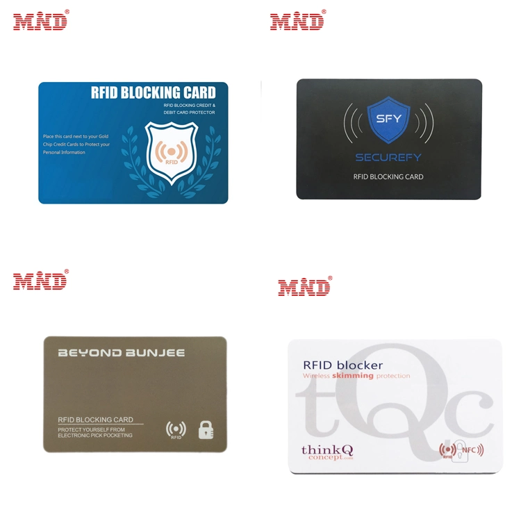 Hot Selling Custom E-Shield Card Holder RFID Protection RFID Blocking Card